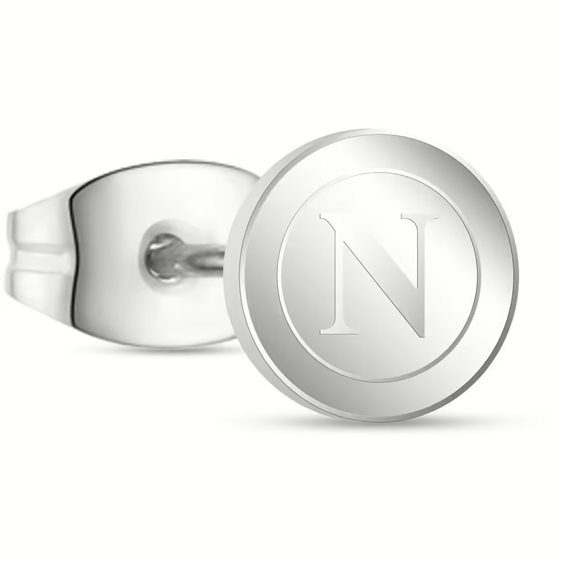 Einzelner Ohrring Lowell S.S.C. Napoli in Stahl B-NE003XAS - B-NE003XAS